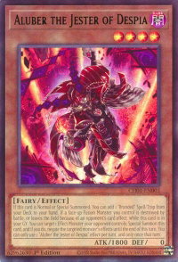 Aluber the Jester of Despia - THE CHRONICLES DECK: The Fallen & The Virtuous (All-Foil Edition) (CH01) #CH01-EN003 - Ultra Rare YuGiOh Trading Card