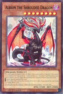 Albion the Shrouded Dragon - THE CHRONICLES DECK: The Fallen & The Virtuous (All-Foil Edition) (CH01) #CH01-EN005 - Ultra Rare YuGiOh Trading Card