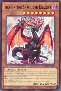 Albion the Shrouded Dragon - THE CHRONICLES DECK: The Fallen & The Virtuous (All-Foil Edition) (CH01) #CH01-EN005 - Ultra Rare YuGiOh Trading Card