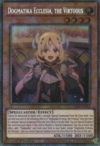 Dogmatika Ecclesia, the Virtuous (Starlight Rare) - THE CHRONICLES DECK: The Fallen & The Virtuous (All-Foil Edition) (CH01) #CH01-EN014 - Starlight Rare YuGiOh Trading Card