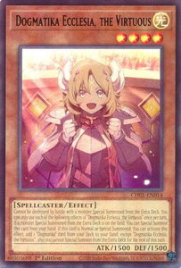 Dogmatika Ecclesia, the Virtuous - THE CHRONICLES DECK: The Fallen & The Virtuous (All-Foil Edition) (CH01) #CH01-EN014 - Ultra Rare YuGiOh Trading Card