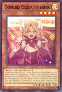 Dogmatika Ecclesia, the Virtuous - THE CHRONICLES DECK: The Fallen & The Virtuous (All-Foil Edition) (CH01) #CH01-EN014 - Ultra Rare YuGiOh Trading Card
