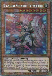 Dogmatika Fleurdelis, the Knighted (Starlight Rare) - THE CHRONICLES DECK: The Fallen & The Virtuous (All-Foil Edition) (CH01) #CH01-EN015 - Starlight Rare YuGiOh Trading Card