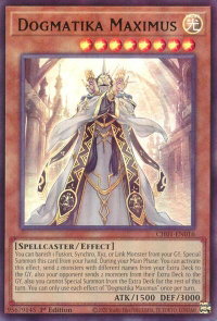 Dogmatika Maximus - THE CHRONICLES DECK: The Fallen & The Virtuous (All-Foil Edition) (CH01) #CH01-EN016 - Ultra Rare YuGiOh Trading Card