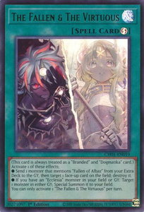 The Fallen & The Virtuous - THE CHRONICLES DECK: The Fallen & The Virtuous (All-Foil Edition) (CH01) #CH01-EN019 - Ultra Rare YuGiOh Trading Card