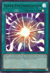 Super Polymerization - THE CHRONICLES DECK: The Fallen & The Virtuous (All-Foil Edition) (CH01) #CH01-EN033 - Ultra Rare YuGiOh Trading Card