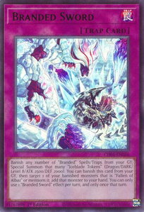 Branded Sword - THE CHRONICLES DECK: The Fallen & The Virtuous (All-Foil Edition) (CH01) #CH01-EN036 - Ultra Rare YuGiOh Trading Card