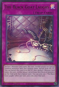 The Black Goat Laughs - THE CHRONICLES DECK: The Fallen & The Virtuous (All-Foil Edition) (CH01) #CH01-EN038 - Ultra Rare YuGiOh Trading Card