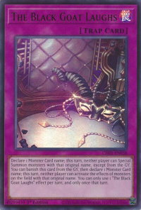 The Black Goat Laughs - THE CHRONICLES DECK: The Fallen & The Virtuous (All-Foil Edition) (CH01) #CH01-EN038 - Ultra Rare YuGiOh Trading Card