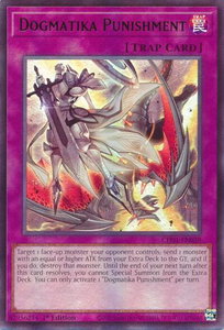 Dogmatika Punishment - THE CHRONICLES DECK: The Fallen & The Virtuous (All-Foil Edition) (CH01) #CH01-EN039 - Ultra Rare YuGiOh Trading Card