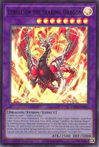 Lubellion the Searing Dragon - THE CHRONICLES DECK: The Fallen & The Virtuous (All-Foil Edition) (CH01) #CH01-EN044 - Ultra Rare YuGiOh Trading Card