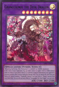 Granguignol the Dusk Dragon - THE CHRONICLES DECK: The Fallen & The Virtuous (All-Foil Edition) (CH01) #CH01-EN050 - Ultra Rare YuGiOh Trading Card