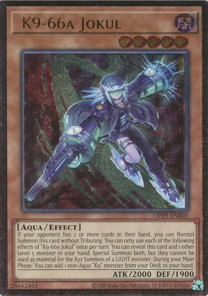 K9-66a Jokul - OTS Tournament Pack 29 YuGiOh trading card
