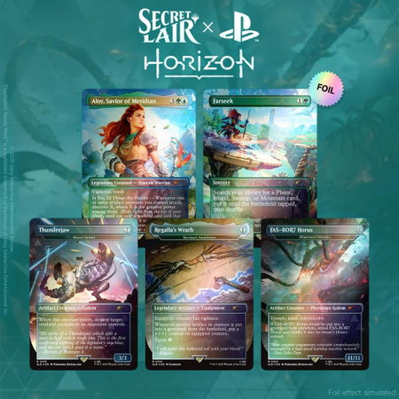 Secret Lair x Horizon: Into the Forbidden West - Rainbow Foil Edition - Secret Lair Drop Series Magic: The Gathering trading card