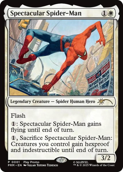 Spectacular Spider-Man - Play Promos Magic: The Gathering trading card