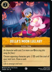 Della's Moon Lullaby - Whispers in the Well (10) #28/204 - Common Disney Lorcana Trading Card