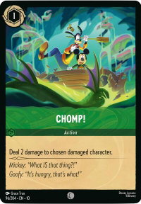 Chomp! - Whispers in the Well (10) #96/204 - Common Disney Lorcana Trading Card