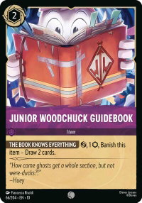 Junior Woodchuck Guidebook - Whispers in the Well (10) #66/204 - Common Disney Lorcana Trading Card