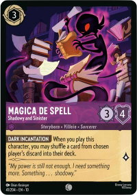 Magica De Spell - Shadowy and Sinister - Whispers in the Well (10) #41/204 - Common Disney Lorcana Trading Card