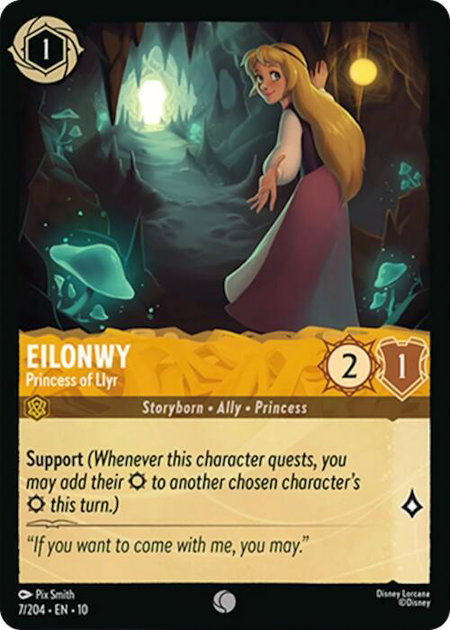 Eilonwy - Princess of Llyr - Whispers in the Well Disney Lorcana trading card