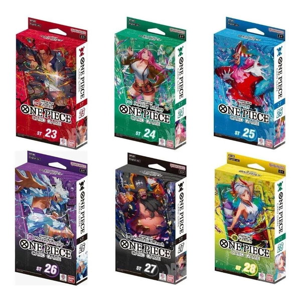 Starter Decks 23-28 [Set of 6] - Starter Deck 23: RED Shanks One Piece trading card