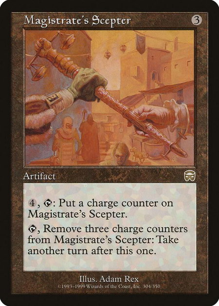Magistrate's Scepter - Mercadian Masques Magic: The Gathering trading card