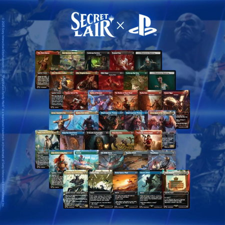 Secret Lair x Playstation Superdrop: Non-Foil Trophy Bundle - Secret Lair Drop Series Magic: The Gathering trading card