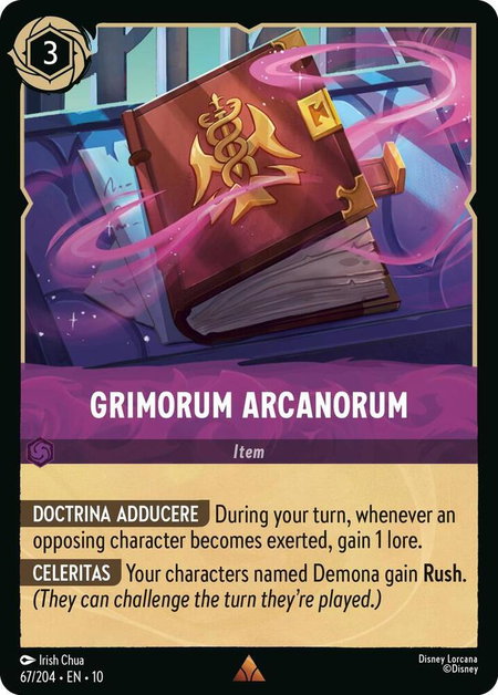 Grimorum Arcanorum - Whispers in the Well Disney Lorcana trading card