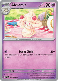 Alcremie - ME02: Phantasmal Flames (PFL) #044/094 - Uncommon Pokémon Trading Card