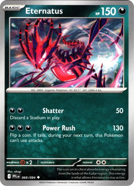 Eternatus - ME02: Phantasmal Flames Pokémon trading card