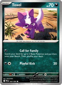 Toxel - ME02: Phantasmal Flames (PFL) #067/094 - Common Pokémon Trading Card