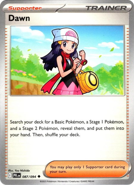 Dawn - ME02: Phantasmal Flames Pokémon trading card