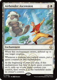 Airbender Ascension - Avatar: The Last Airbender (TLA) #6 - Rare Magic: The Gathering Trading Card