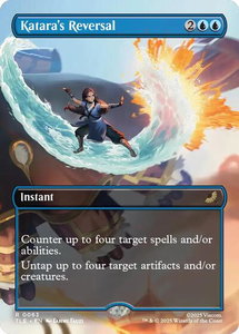 Katara's Reversal (Borderless) - Avatar: The Last Airbender: Eternal-Legal (TLE) #63 - Rare Magic: The Gathering Trading Card