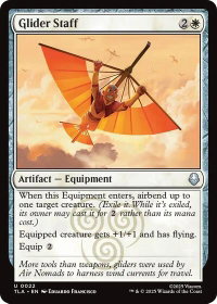 Glider Staff - Avatar: The Last Airbender (TLA) #22 - Uncommon Magic: The Gathering Trading Card