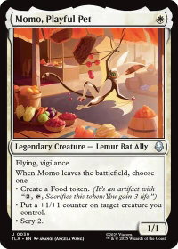 Momo, Playful Pet - Avatar: The Last Airbender (TLA) #30 - Uncommon Magic: The Gathering Trading Card