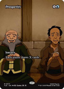 Prosperity (Borderless) - Avatar: The Last Airbender: Eternal-Legal (TLE) #17 - Mythic Rare Magic: The Gathering Trading Card