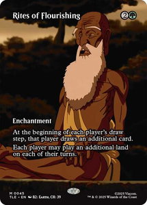 Rites of Flourishing (Borderless) - Avatar: The Last Airbender: Eternal-Legal (TLE) #45 - Mythic Rare Magic: The Gathering Trading Card