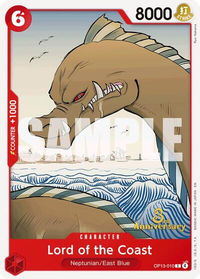 Lord of the Coast - Carrying On His Will: 3rd Anniversary Tournament Cards (OP13 ANN) #OP13-010 - Common One Piece Trading Card