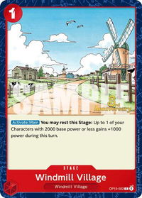 Windmill Village - Carrying On His Will: 3rd Anniversary Tournament Cards (OP13 ANN) #OP13-022 - Common One Piece Trading Card