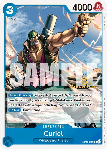 Curiel - Carrying On His Will: 3rd Anniversary Tournament Cards One Piece trading card