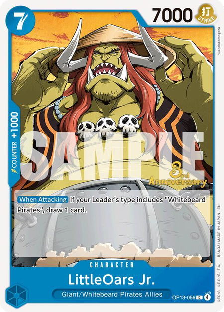 LittleOars Jr. - Carrying On His Will: 3rd Anniversary Tournament Cards One Piece trading card