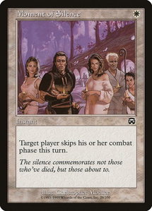 Moment of Silence - Mercadian Masques (MMQ) #28 - Common Magic: The Gathering Trading Card