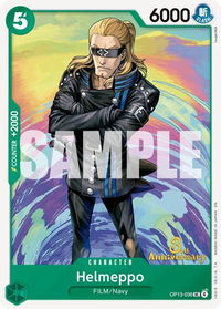 Helmeppo - Carrying On His Will: 3rd Anniversary Tournament Cards (OP13 ANN) #OP13-036 - Uncommon One Piece Trading Card