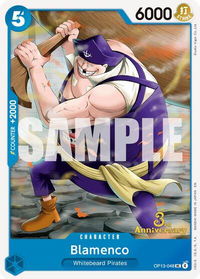 Blamenco - Carrying On His Will: 3rd Anniversary Tournament Cards (OP13 ANN) #OP13-048 - Uncommon One Piece Trading Card