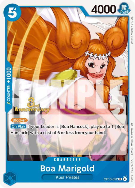 Boa Marigold - Carrying On His Will: 3rd Anniversary Tournament Cards One Piece trading card