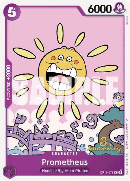 Prometheus - Carrying On His Will: 3rd Anniversary Tournament Cards One Piece trading card