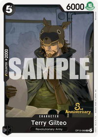 Terry Gilteo - Carrying On His Will: 3rd Anniversary Tournament Cards (OP13 ANN) #OP13-088 - Uncommon One Piece Trading Card