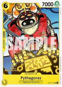 Pythagoras - Carrying On His Will: 3rd Anniversary Tournament Cards (OP13 ANN) #OP13-111 - Uncommon One Piece Trading Card