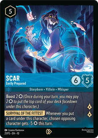 Scar - Eerily Prepared - Disney Lorcana Promo Cards (DLPC) #21 - Promo Disney Lorcana Trading Card